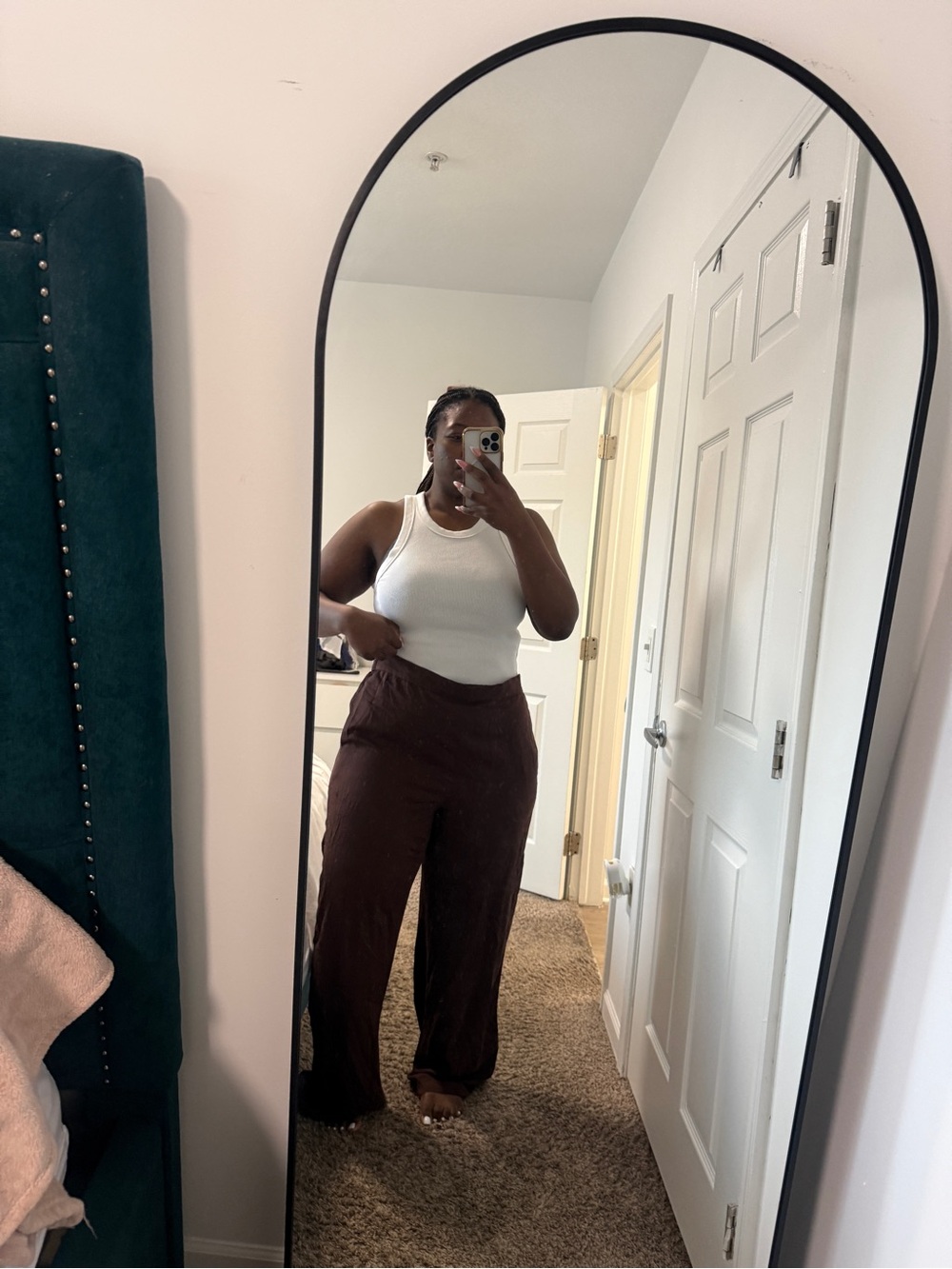 Old Navy Chocolate Brown Wide-Leg Pants - Picture 4 of 4